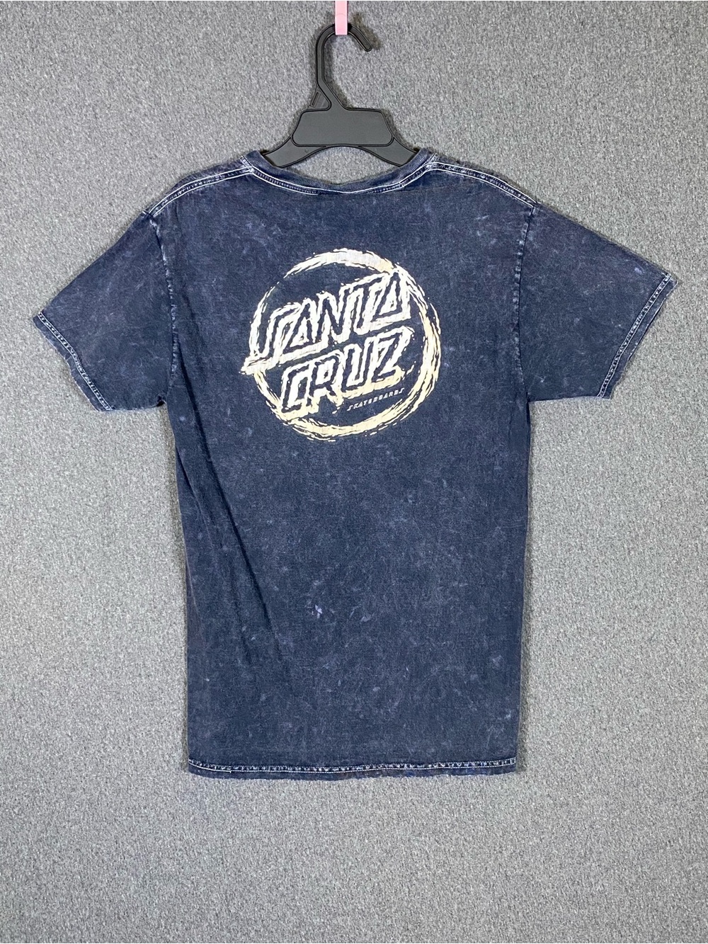 Santa Cruz Skateboards Navy Blue Crewneck with White Logo